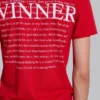 T-shirt à col en V « Crest »