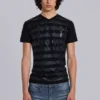 T-shirt à col en V « Winner »