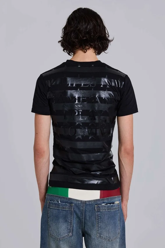 T-shirt à col en V « Winner »
