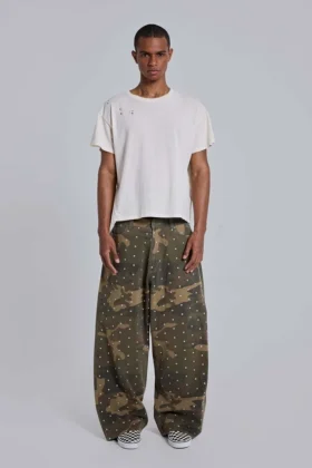T-shirt court blanc « Moth »
