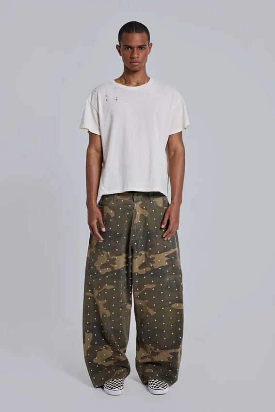 T-shirt court blanc « Moth »