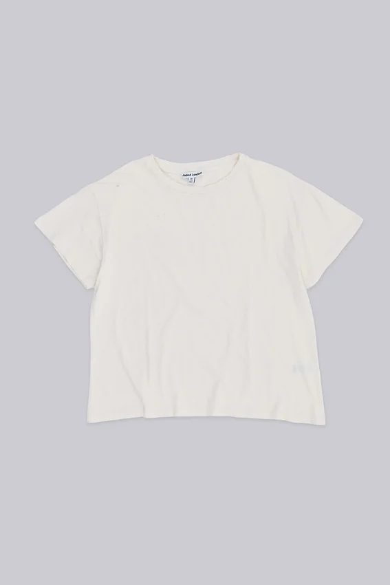 T-shirt court blanc « Moth »