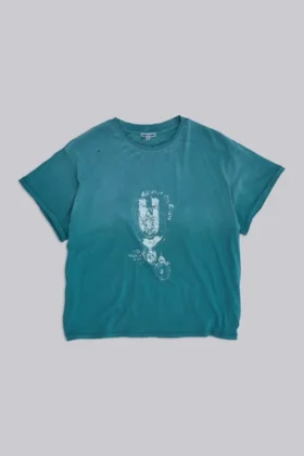 T-shirt court à emblème