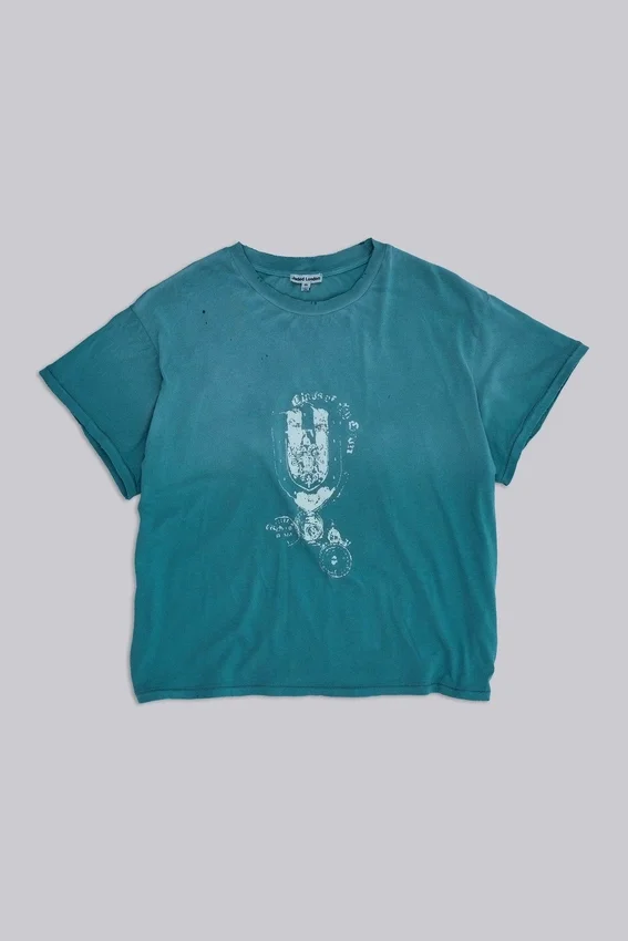 T-shirt court à emblème