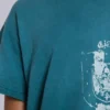 T-shirt court à emblème