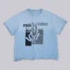 T-shirt court à empiècements « Make Noise »