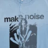 T-shirt court à empiècements « Make Noise »