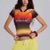 T-shirt court « Football » Ombre n° 13