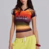 T-shirt court « Football » Ombre n° 13