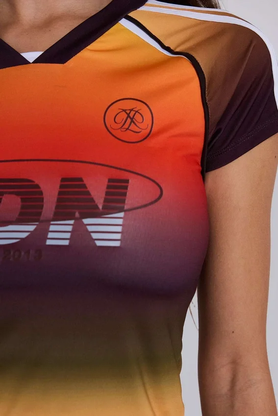 T-shirt court « Football » Ombre n° 13