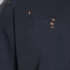 T-shirt court « Moth » noir délavé