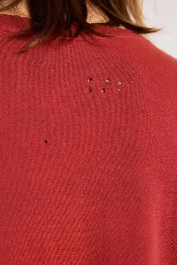 T-shirt court rouge « Quasi »