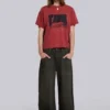 T-shirt court rouge « Quasi »