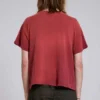 T-shirt court rouge « Quasi »