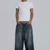 T-shirt Henley « Haze » blanc cassé