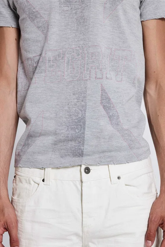 T-shirt Integrity gris chiné