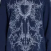 T-shirt Kasper Digi Waffle bleu marine
