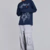 Pantalons cargo gris délavé « Decoy »