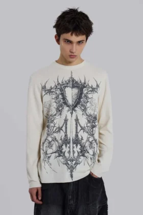 T-shirt Kasper Digi Waffle écru