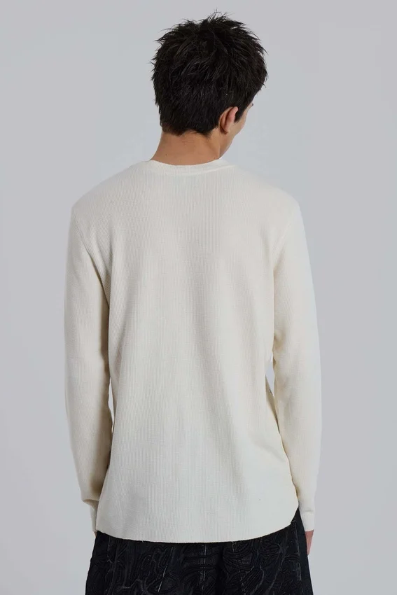 T-shirt Kasper Digi Waffle écru