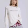 T-shirt Off White à motif tatouage appliqué