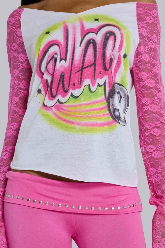 T-shirt raglan Wag Airbrush