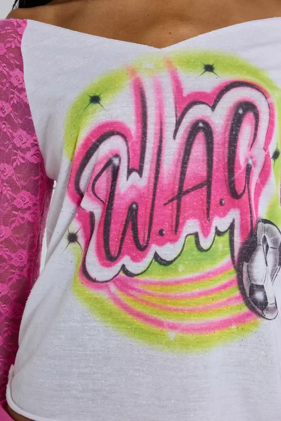 T-shirt raglan Wag Airbrush