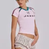T-shirt rose « No.13 Football » pour bébé