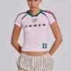T-shirt rose « No.13 Football » pour bébé