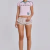 T-shirt rose « No.13 Football » pour bébé