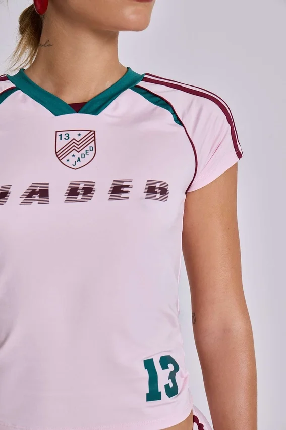 T-shirt rose « No.13 Football » pour bébé