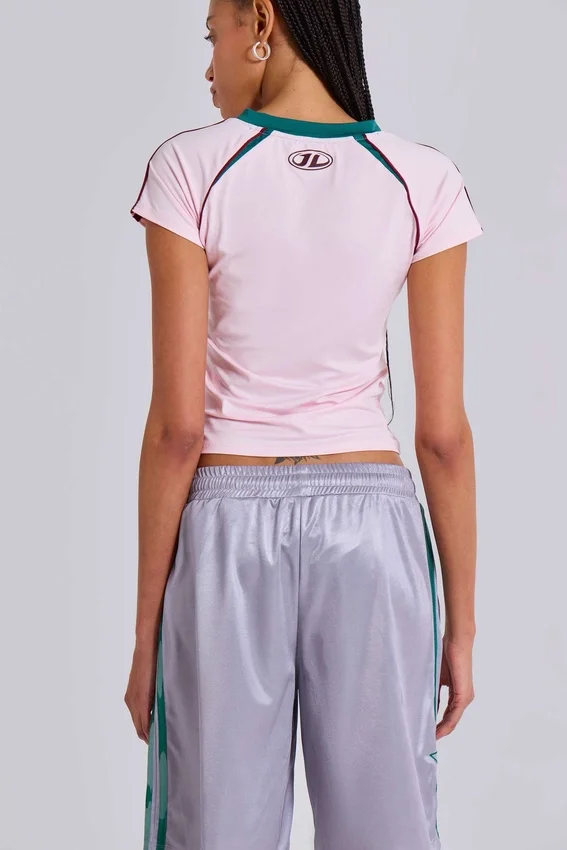 T-shirt rose « No.13 Football » pour bébé