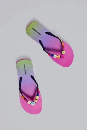 Tongs « Button Ombre »