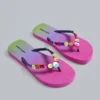 Tongs « Button Ombre »
