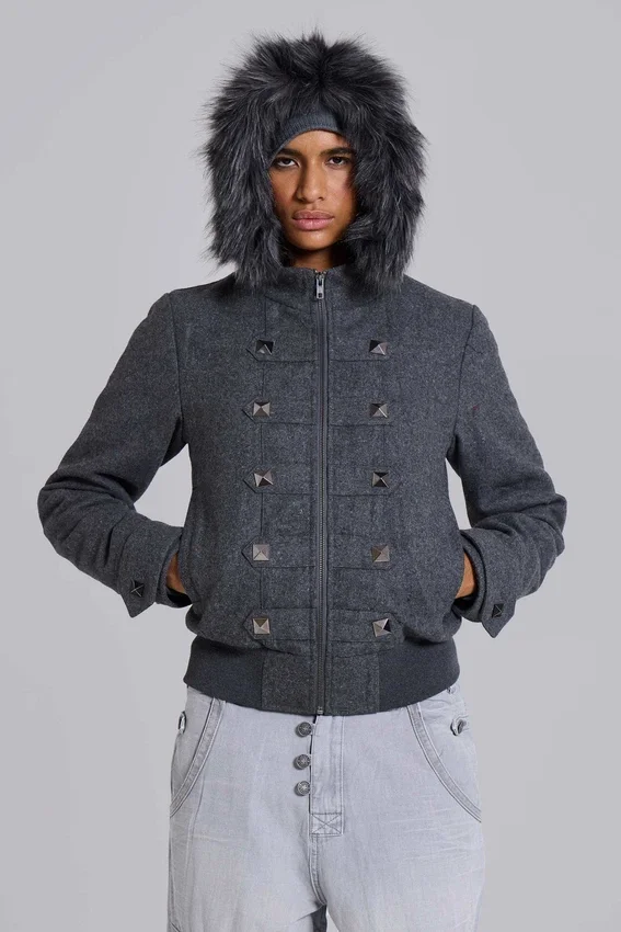 Veste à capuche Marl Military