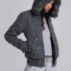 Veste à capuche Marl Military