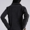 Veste en denim à clous