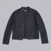 Veste militaire en cuir