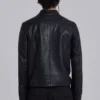 Veste militaire en cuir