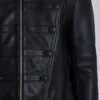 Veste militaire en cuir