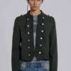 Veste militaire « Rebel » en kaki