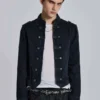 Veste militaire Rebel en noir délavé