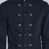 Veste militaire Rebel en noir délavé