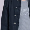 Veste militaire Rebel en noir délavé