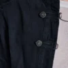 Veste militaire Rebel en noir délavé