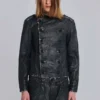 Veste moto style militaire Rock Revival