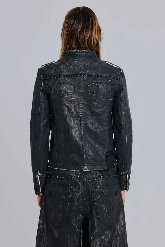 Veste moto style militaire Rock Revival