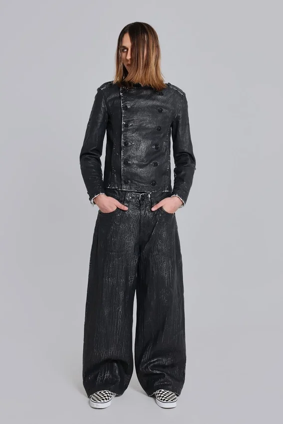 Veste moto style militaire Rock Revival