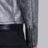 Veste Piston plaquée argent