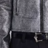 Veste Piston plaquée argent